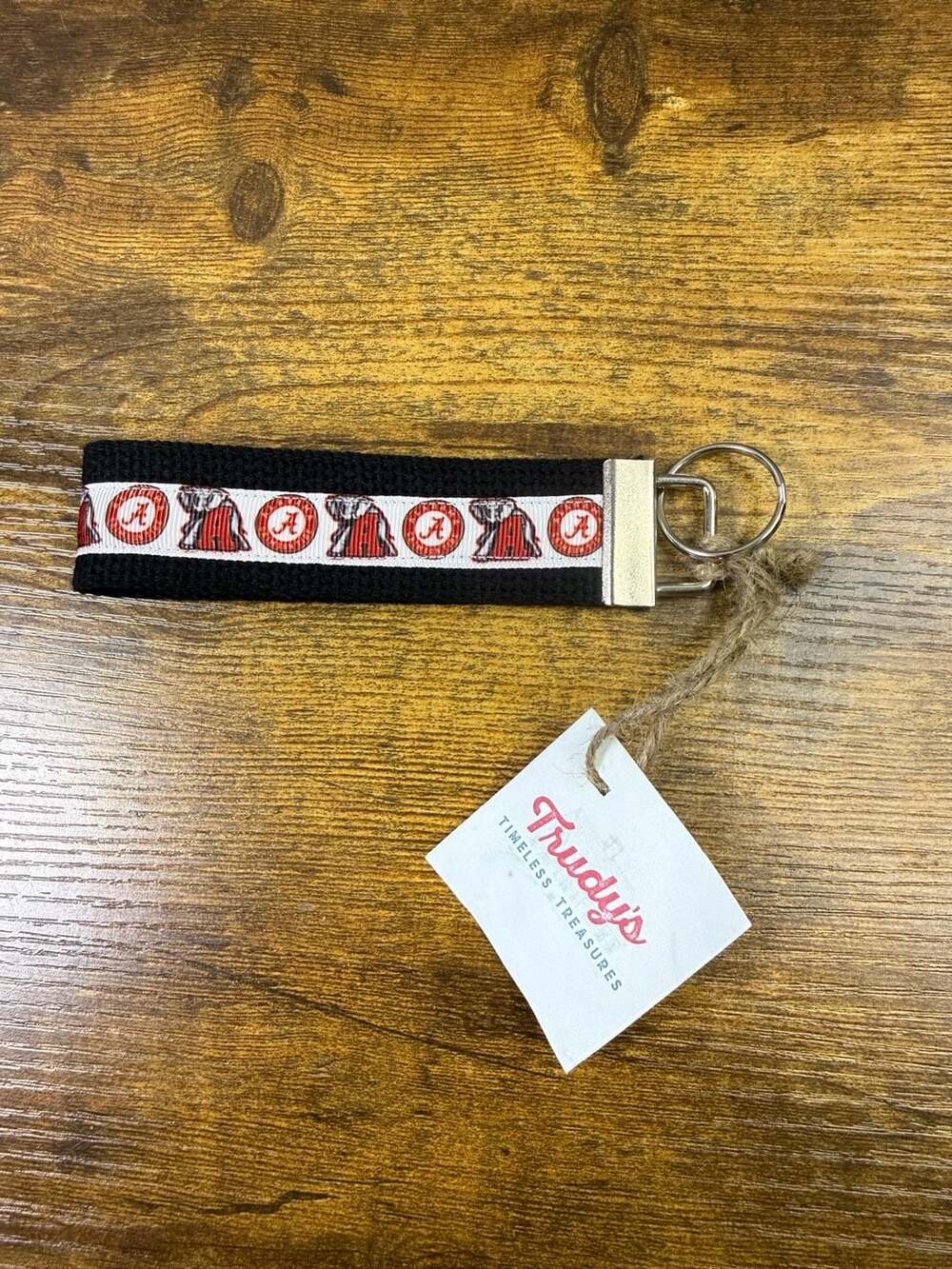 Trudy's University of Alabama Crimson Tide Webbing Keychain Wristlet